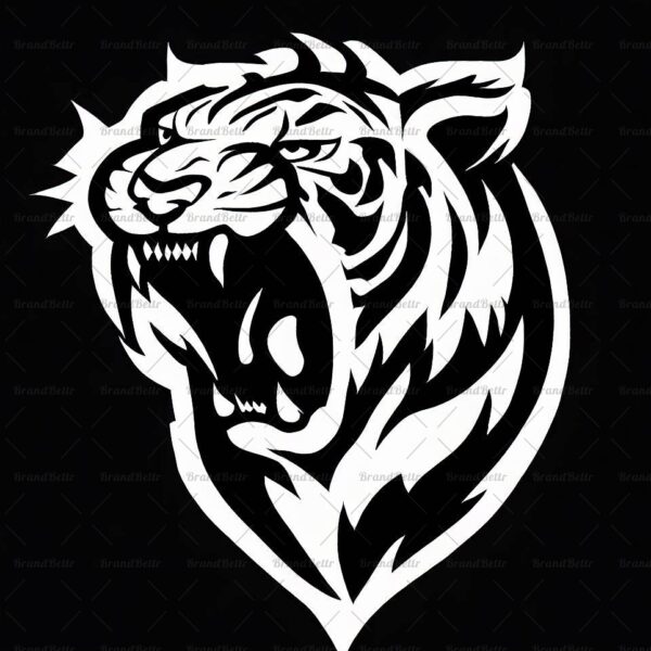 Brüllender Tiger